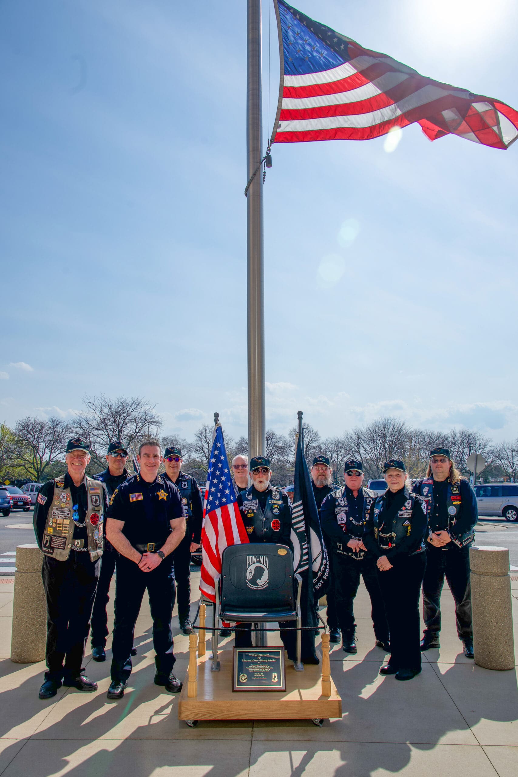 Sheriff’s Office Presented With Pow/mia Honor Chair